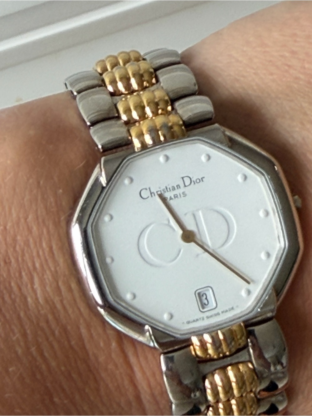 Authentic vintage dior watch